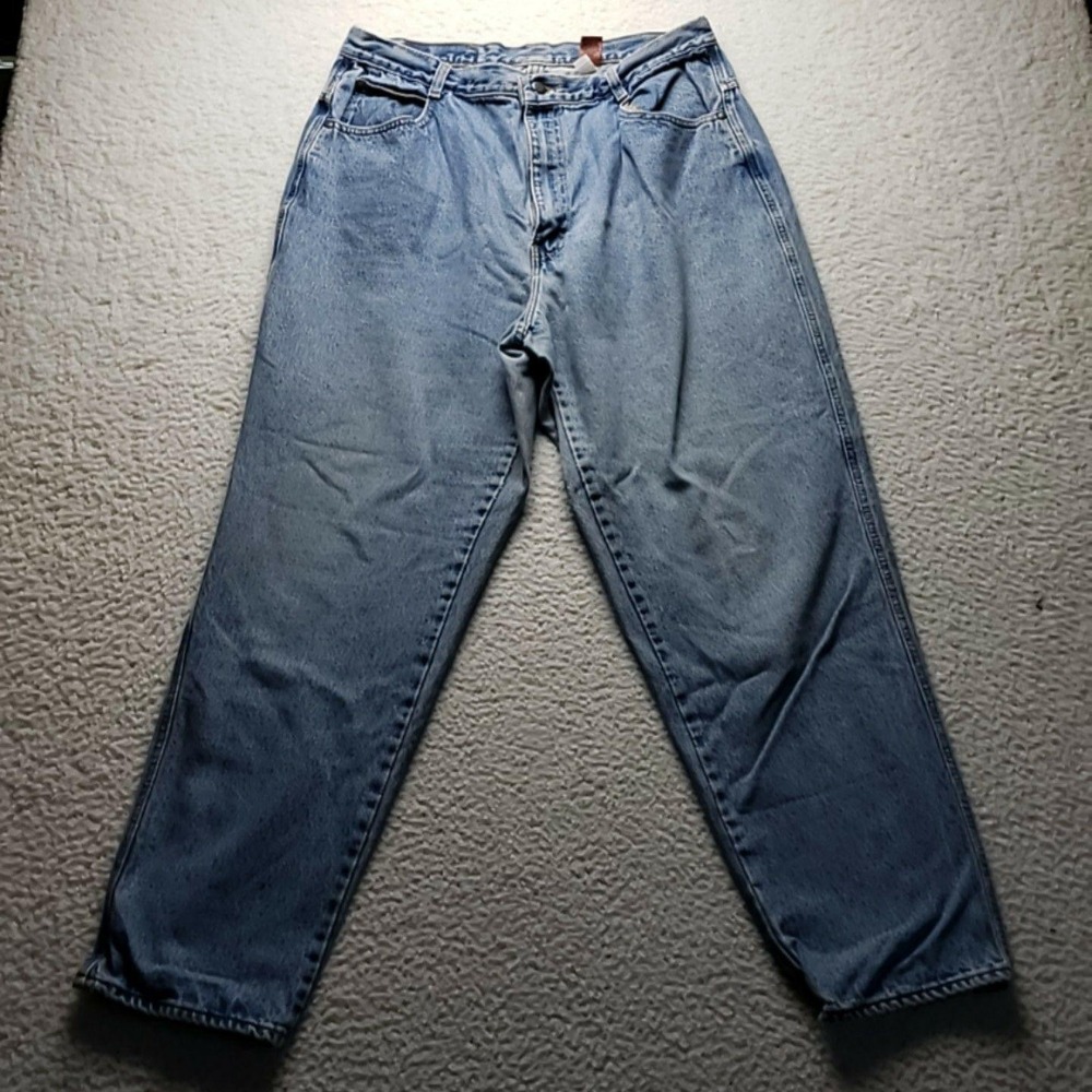 Gitano Jeans Womens‎ Plus 32/18W Blue Light Wash Relaxed Mom Cotton Denim Pants